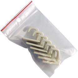 Lot de 6 crochets adh&eacute;sifs Pharmavoyage pour moustiquaire