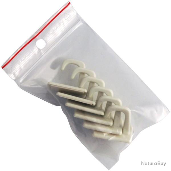 Lot de 6 crochets adh�sifs Pharmavoyage pour moustiquaire