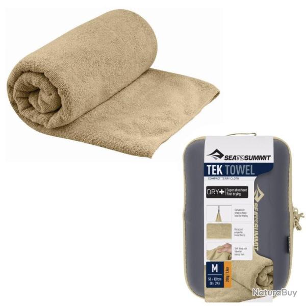 Serviette microfibre Sea to Summit Tek Towel M 50x100 sable