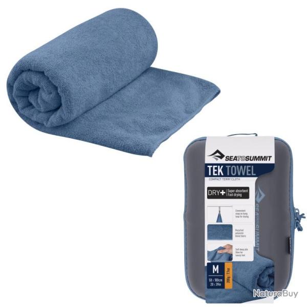 Serviette microfibre Sea to Summit Tek Towel M 50x100 bleu nuit