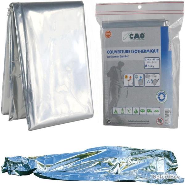 Couverture isothermique de survie CAO