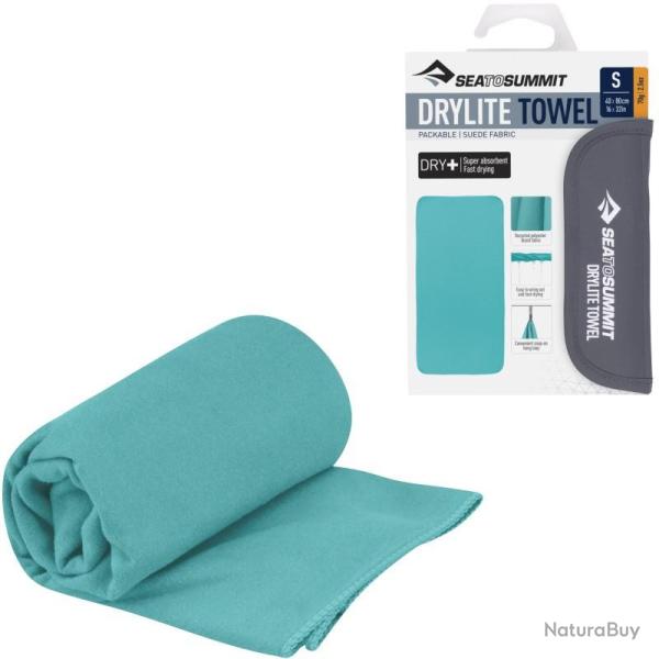 Serviette microfibre Sea to Summit Drylite Towel S 40x80 turquoise