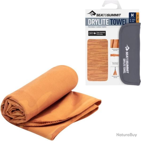 Serviette microfibre Sea to Summit Drylite Towel M 50x100 orange
