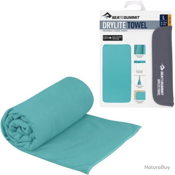 Serviette microfibre Sea to Summit Drylite Towel L 60x120 turquoise