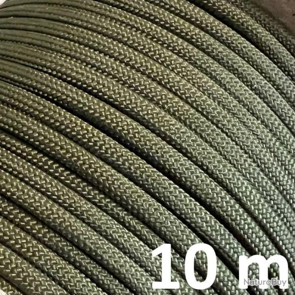 Paracorde 550 10 m�tres EDCX Nylon Paracord vert arm�e