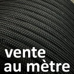 Cordelette paracorde 550 4 mm EDCX Nylon Paracord noire (au m&egrave;tre)