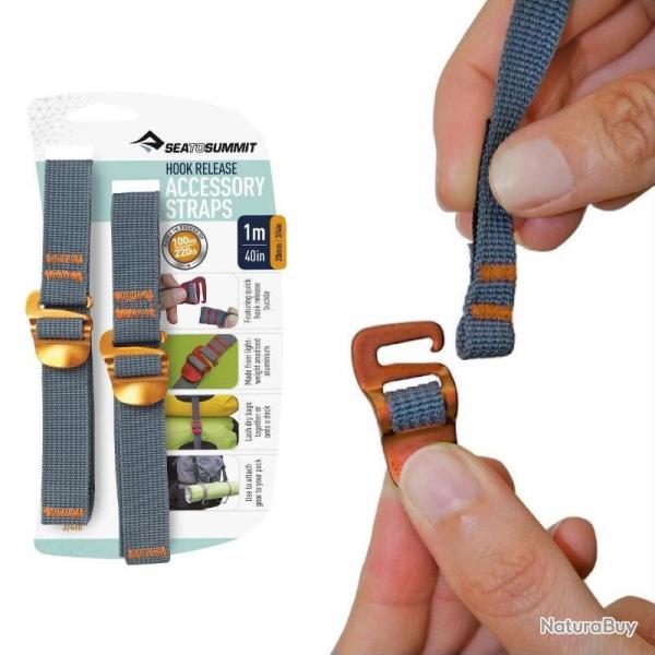 Sangle de compression Sea to Summit Hook Release 1m