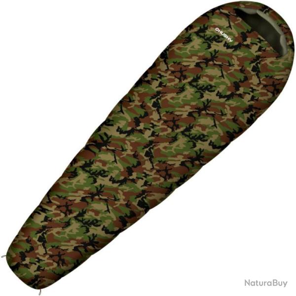 Sac de couchage enfant Husky Junior Army camouflage