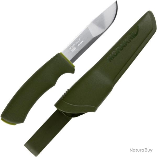 Couteau de survie Mora Bushcraft Forest vert