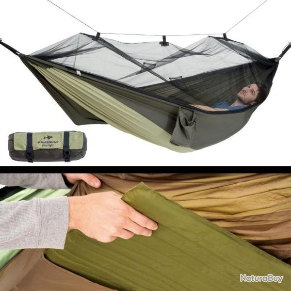 Hamac avec moustiquaire Amazonas Moskito Traveller Thermo
