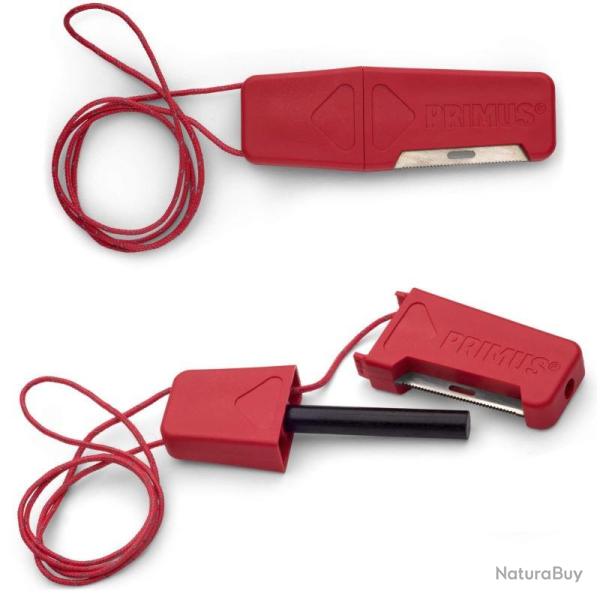 Pierre � feu Primus Ignition Steel LARGE rouge