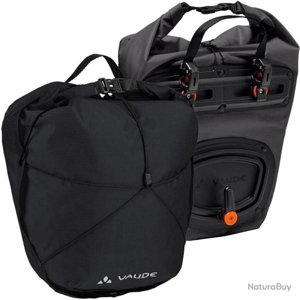 Sacoche avant v�lo Vaude Aqua Front Light noire (lot de 2)