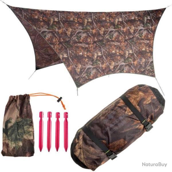 Tarp de hamac Amazonas Traveller Tarp Forest camouflage