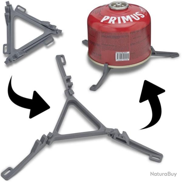 Support tr�pied pliable Primus pour cartouche de gaz
