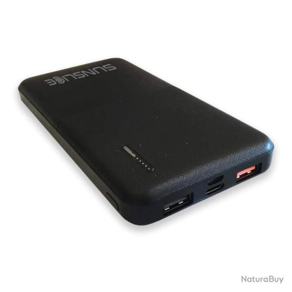 Batterie nomade Sunslice Gravity 10 10000 mAh