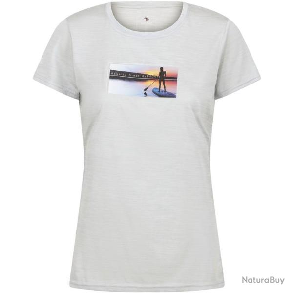 T shirt Regatta Women Fingal VII gris clair
