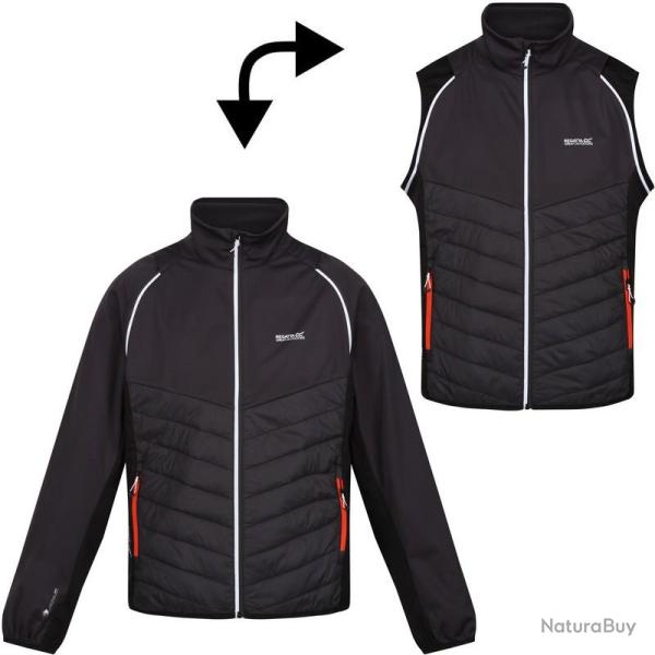 Veste hybride gilet Regatta Steren Hybrid noire