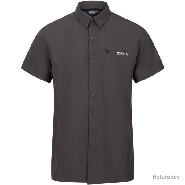 Chemise manches courtes Regatta Kioga II grise