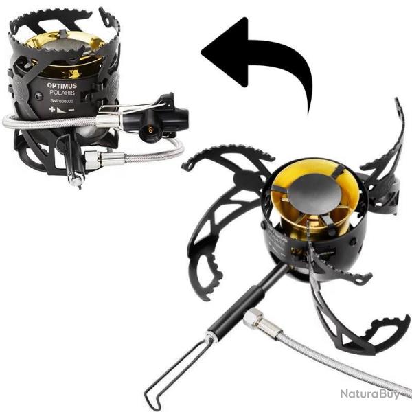 R�chaud multi-combustibles Optimus Polaris Optifuel Tactical Black Edition