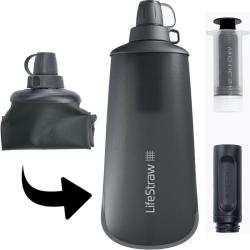 Filtre et gourde Lifestraw Flex Basic Peak Series 1L gris