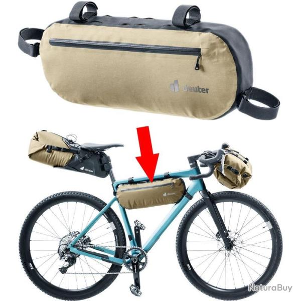 Sacoche cadre v�lo Deuter Cabezon FB 6 sable