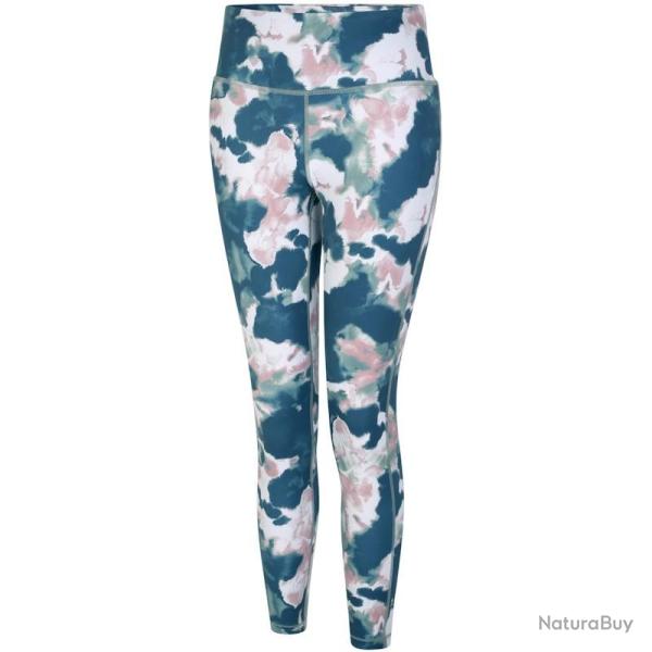 Legging de sport Dare2b Influential 7 8 Women rose blanc vert
