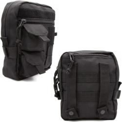Trousse de secours vide IFAK SIG TSU noire avec syst&egrave;me MOLLE