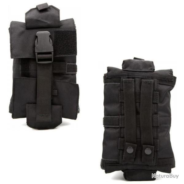 Trousse de secours vide IFAK compacte noire avec syst�me MOLLE