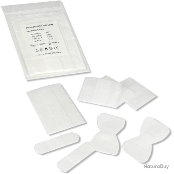 Pansements adh�sifs non tiss�s Pans-Plus (lot de 10)