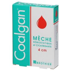 M&egrave;che de ouate h&eacute;mostatique et cicatrisante Coalgan (lot de 5)