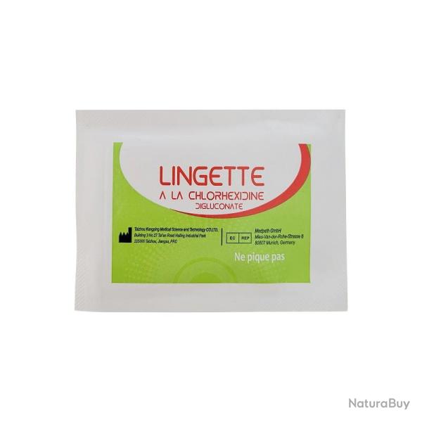 Lingette d�sinfectante � la chlorhexidine digluconate