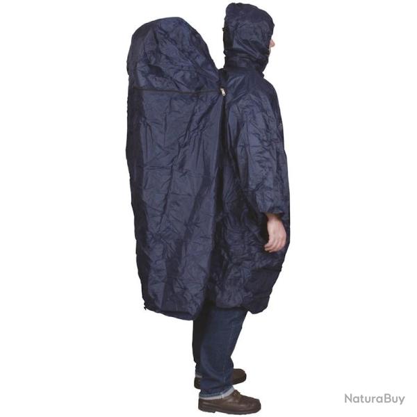 Poncho TravelSafe Zipper Extension bleu marine L/XL