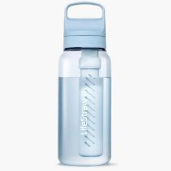 Gourde filtre &agrave; eau Lifestraw Go Series 1L bleu ciel