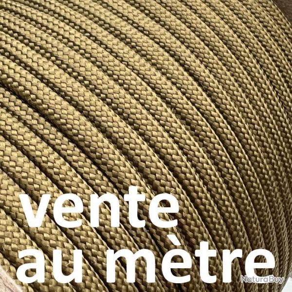 Cordelette paracorde 550 4 mm EDCX Nylon Paracord coyote (au m�tre)