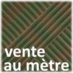 Cordelette paracorde 550 4 mm EDCX Nylon Paracord camouflage (au m&egrave;tre)