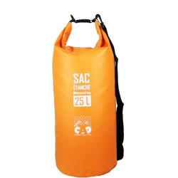 Sac &eacute;tanche 25L CAO orange avec bandouli&egrave;re