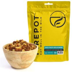 Repas d&eacute;shydrat&eacute; Firepot P&acirc;tes Orzo &agrave; la bolognaise