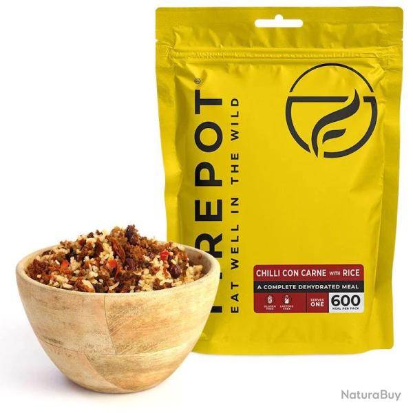 Repas d�shydrat� Firepot Chili con Carne et riz