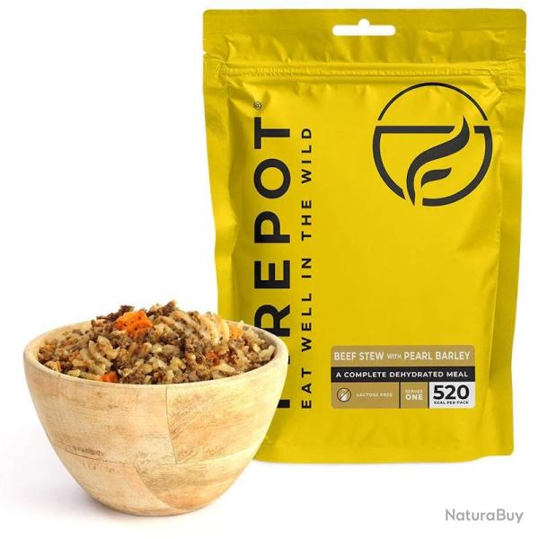 Repas d�shydrat� Firepot Rago�t de boeuf et orge perl�e
