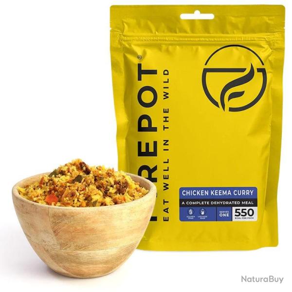 Repas d�shydrat� Firepot Curry de poulet Keema et riz