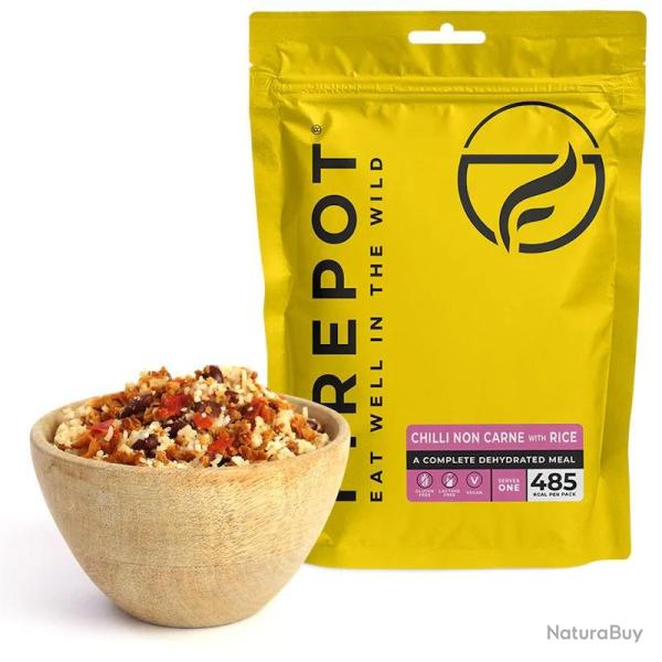 Repas d�shydrat� Firepot Chili v�g�tarien