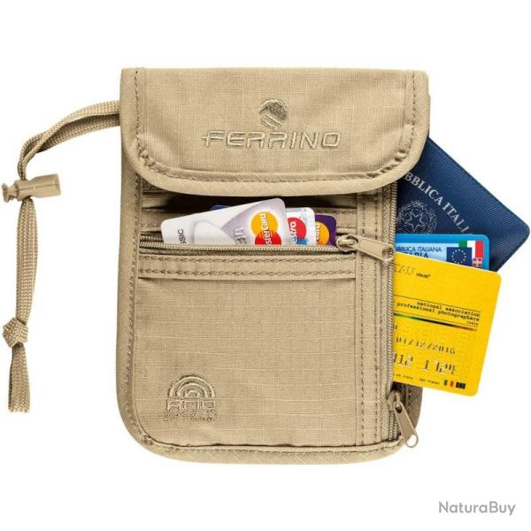 Pochette de s�curit� Ferrino Anouk RFID sable