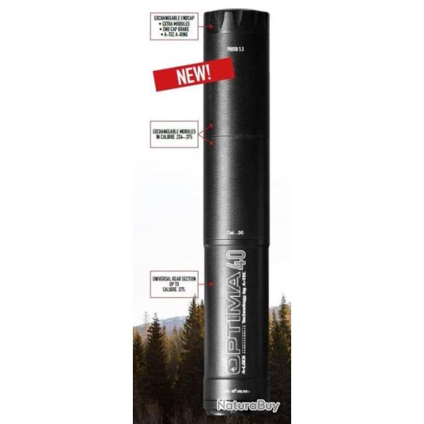 MODERATEUR DE SON SILENCIEUX A-TEC OPTIMA 40 CAL.30 14X1