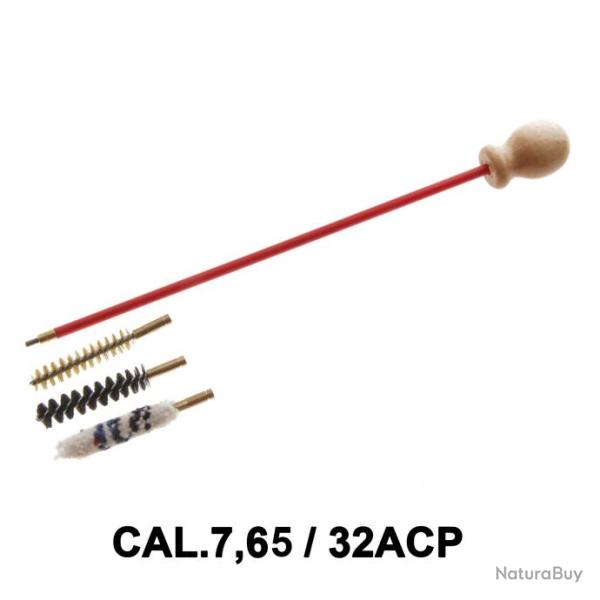 Kit nettoyage arme de poing calibre 7,65 / 32ACP