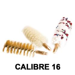Lot de 3 &eacute;couvillons de nettoyage calibre 16