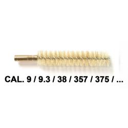 Ecouvillon crin calibre 9mm / 9.3 / .36 / .38 / .357 / .375 - Vendu &agrave; l'unit&eacute;