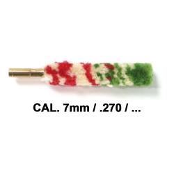 Ecouvillon laine calibre 7mm / .270 / 7,5 - Vendu &agrave; l'unit&eacute;