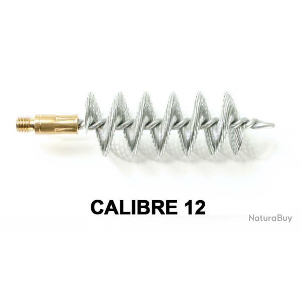 Ecouvillons acier spriale calibre 12 - Vendu � l'unit�