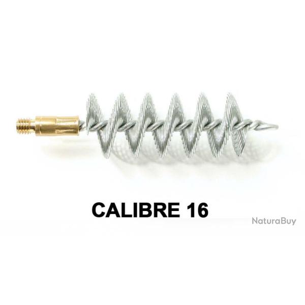 Ecouvillons acier spirale calibre 16 - Vendu � l'unit�