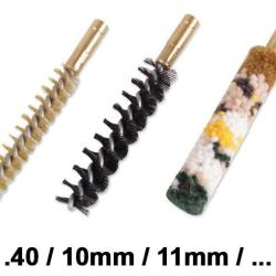 Lot de 3 &eacute;couvillons de nettoyage calibre .40 / .41 / 10mm / 11mm